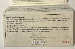 2003 Special Limited Edition Coronation Proof 6-Coin Silver Set Canada