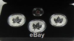 2004 & 2005 Canada Silver Maple Legacy of Liberty WW II Commemorative 4 Coin Set