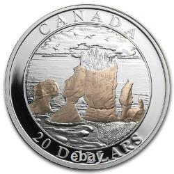 2004 CANADA 1oz. 9999 SILVER COIN NATURAL WONDERS HOPEWELL ROCKS OGP