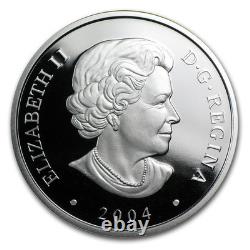2004 Canada 1 oz Silver $20 Natural Wonders (Aurora Borealis)