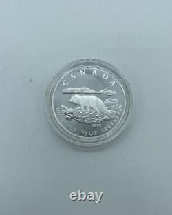 2004 Canada Artic Fox. 9999 Silver 4 Coin Proof Set Free Shipping