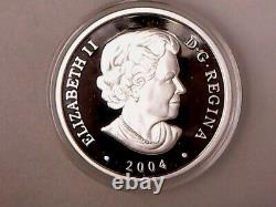 2004 Canada Silver $20 Proof Aurora Borealis