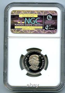 2004 Canada Silver Proof 25 Cent Ngc Pf70 Ucam Quarter Super Rare Only 4 Known