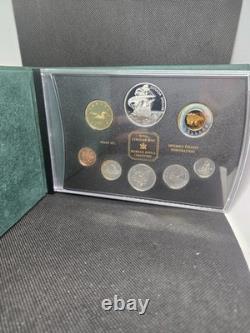 2004 Canada Silver Proof Set (8 Coins). Champlain Commemoration. Vault Stored