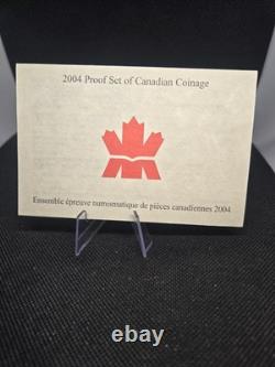 2004 Canada Silver Proof Set (8 Coins). Champlain Commemoration. Vault Stored