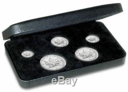 2004 Privy Mark Canadian Silver Maple Leaf Fraction Coin Set