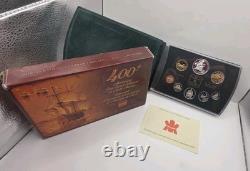 2004 Silver Proof Set Of Canada. 400th Year Anniversary Of 1st French Settlement
