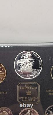 2004 Silver Proof Set Of Canada. 400th Year Anniversary Of 1st French Settlement