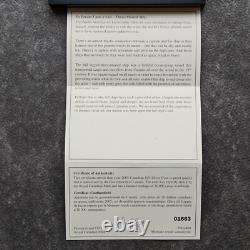 2005 1 OZ Silver Holographic Proof Canada Three Mastered Ship Tall Certif. ETUI