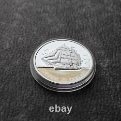 2005 1 OZ Silver Holographic Proof Canada Three Mastered Ship Tall Certif. ETUI