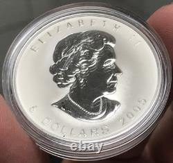 2005 Canada $5 1oz. 999 Silver Maple Leaf of Hope Coin with OGP and COA