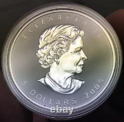2005 Canada $5 1oz. 999 Silver Maple Leaf of Hope Coin with OGP and COA