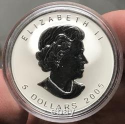 2005 Canada $5 1oz. 999 Silver Maple Leaf of Hope Coin with OGP and COA