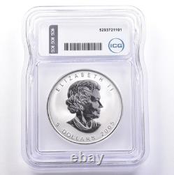 2005 Canada 5 Dollars Silver Maple Leaf VE Day Privy Reverse PR69 ICG