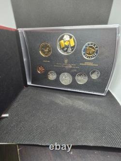 2005 Canada 8-Coin Proof Set Flag Commemorative Silver Dollar Vault Stored