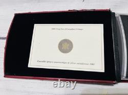 2005 Canada Silver Proof Double Dollar Set -Anniversary Canada's National Flag