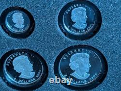 2005 Canadian Royal Mint Canadian Lynx Silver Coin Set