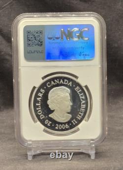 2006 Canada $20 Pengrowth Saddledome Hologram Ngc Pf70 Uc Silver Coin