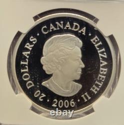 2006 Canada $20 Pengrowth Saddledome Hologram Ngc Pf70 Uc Silver Coin