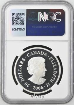 2006 Canada $20 Pengrowth Saddledome Hologram Ngc Pf70 Uc Silver Coin