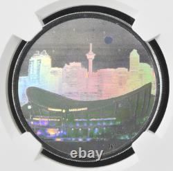2006 Canada $20 Pengrowth Saddledome Hologram Ngc Pf70 Uc Silver Coin