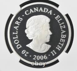 2006 Canada $20 Pengrowth Saddledome Hologram Ngc Pf70 Uc Silver Coin