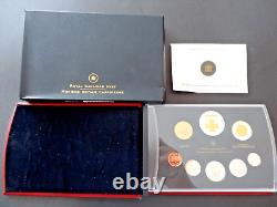 2006 Canada Silver Dollar Proof Set-Victoria Cross-8 coins- Gold Plate 2 dollar