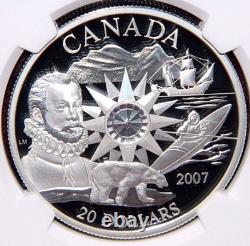 2007 Canada $20 International Polar Year Silver Coin Ngc Pf 70 Ultra Cameo