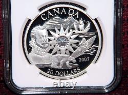 2007 Canada $20 International Polar Year Silver Coin Ngc Pf 70 Ultra Cameo