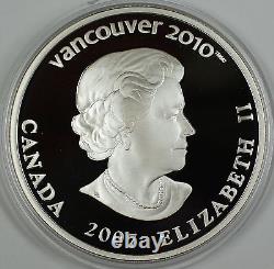 2007 Canada $25 Silver Holographic Proof Coin-Athletes Pride -2010 Vancouver-COA