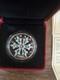 2007 Canada Proof $20.925 Blue Silver Crystal Snowflake Coin in RCM Box & COA