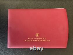 2007 Canada RCM Silver Proof Set. 925 Sterling Silver & Gold plated Proof Coins