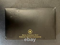 2007 Canada RCM Silver Proof Set. 925 Sterling Silver & Gold plated Proof Coins