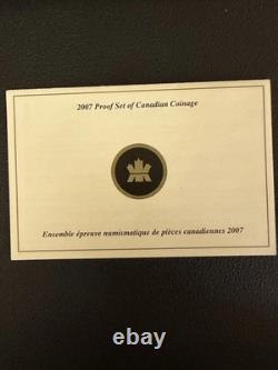 2007 Canada RCM Silver Proof Set. 925 Sterling Silver & Gold plated Proof Coins