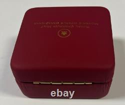 2007 Canadian $20 Sterling Silver Blue Crystal Snowflake Coin With OGP & COA