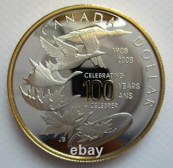 2008 Canada Special Edition Rcm Centennial Proof 92.5% Silver Dollar Coin