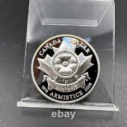 2008 Canada Ultra High Relief Proof Silver Coin Ottawa Mint Remember Souvenir