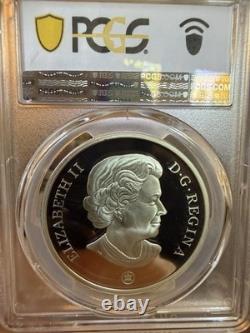 2008 Large Canada $20 Agriculture Trade. 9999 Silver Coin PCGS PR70 Deep Cameo
