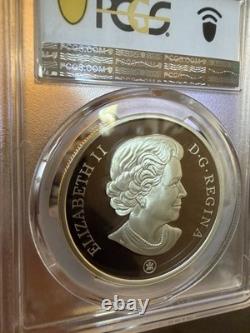 2008 Large Canada $20 Agriculture Trade. 9999 Silver Coin PCGS PR70 Deep Cameo