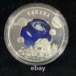 2009 CANADA INTERNATIONAL YEAR OF ASTRONOMY $30 SILVER PROOF COIN with box, COA