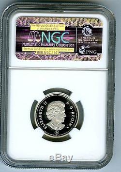 2009 Canada Silver Proof 25 Cent Ngc Pf70 Ucam Quarter Super Rare Only 2 Known