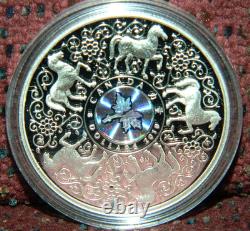 2010 CANADA $8 MAPLE OF STRENGTH HORSE PROOF SILVER COIN WithHOLOGRAM + BOX
