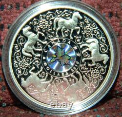 2010 CANADA $8 MAPLE OF STRENGTH HORSE PROOF SILVER COIN WithHOLOGRAM + BOX