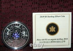 2010 CANADA $8 MAPLE OF STRENGTH HORSE PROOF SILVER COIN WithHOLOGRAM + BOX