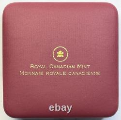 2010 Canada $20 Crystal Raindrop Maple Leaf 1 oz Silver Proof Coin