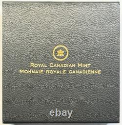 2010 Canada $20 Crystal Raindrop Maple Leaf 1 oz Silver Proof Coin