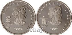 2010 Canada 25 Cents Sterling Silver Proof Coin Set with Silver Wafer