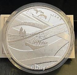 2010 Canada $50.999 Silver Proof 5 oz Coin Winter Olympics Only 2,010 Minted