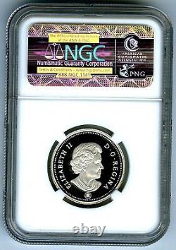 2010 Canada Silver Proof 50 Cent Half Dollar Ngc Pf70 Ucam Super Rare Top Pop=6