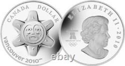 2010'The Sun' Limited-Edition High-Relief Proof Silver Dollar $1 Coin (12597)
